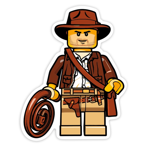 Aufkleber: Lego Indiana Jones
