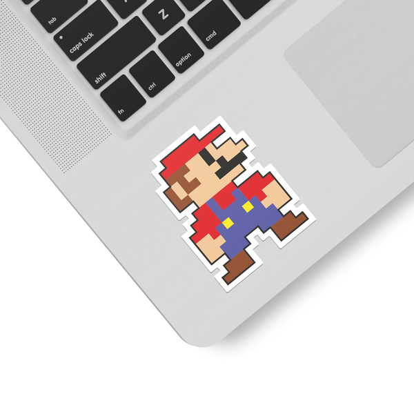 Aufkleber: Mario Bros Pixel 3