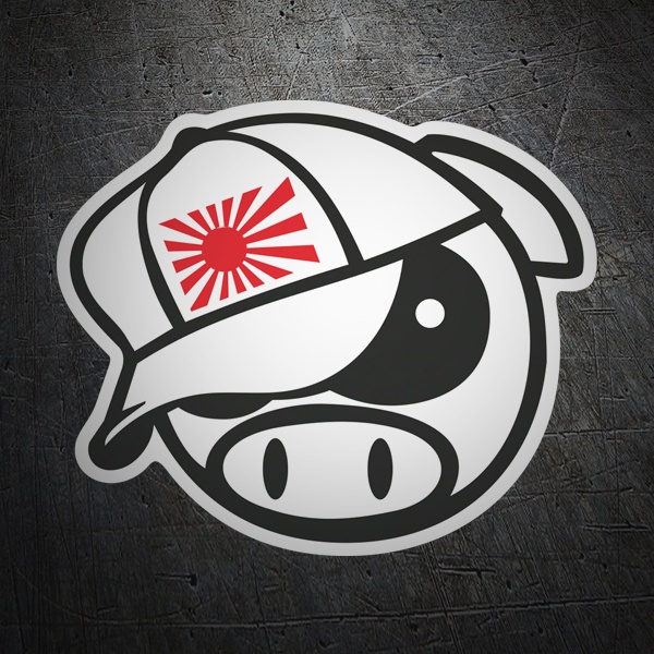 Aufkleber: Subaru Schwein Manga Maskottchen Japan