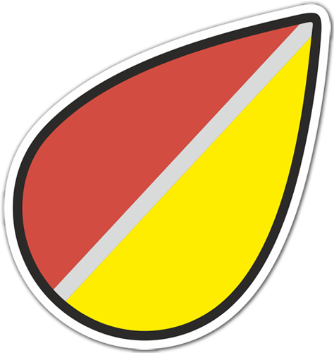 Aufkleber: JDM Koreisha Abzeichen in Tropfenform