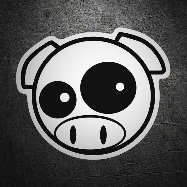 Aufkleber: Subaru Schwein Manga Maskottchen