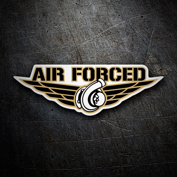 Aufkleber: Air Forced
