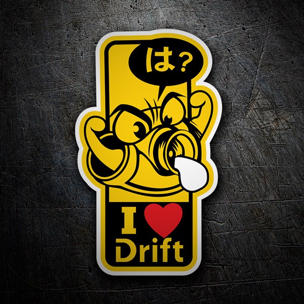 Aufkleber: I love Drift