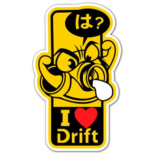 Aufkleber: I love Drift