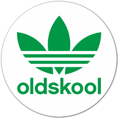 Aufkleber: Oldskool Adidas 0