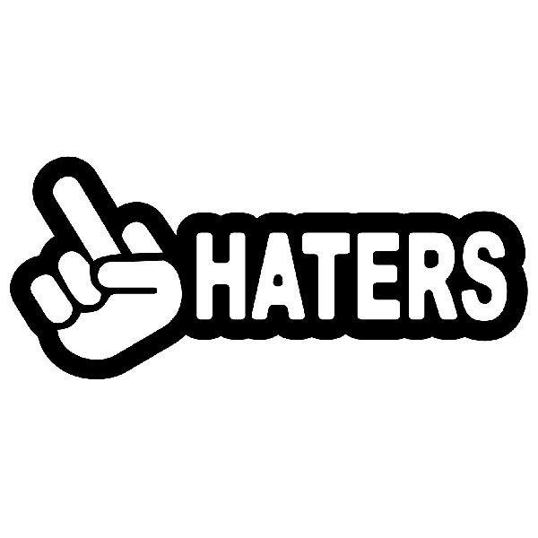 Aufkleber: Fuck Haters