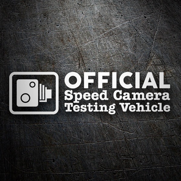 Aufkleber: Official Speed Camera Testing Vehicle