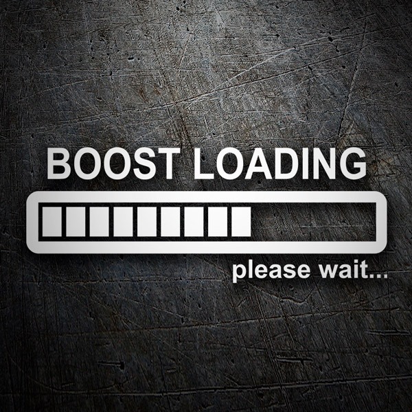 Aufkleber: Boost Loading please wait