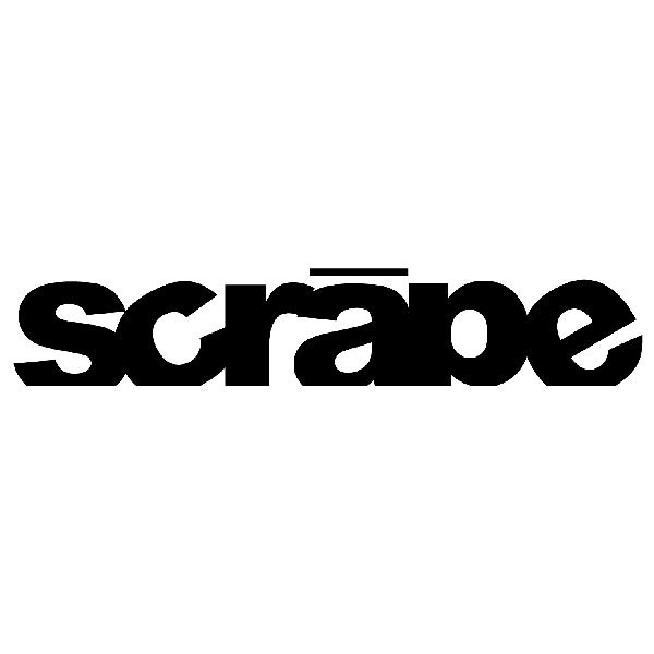 Aufkleber: Scrape