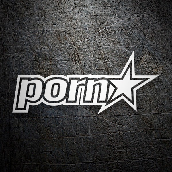 Aufkleber: Porn Star