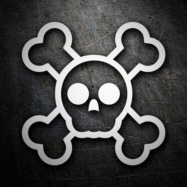 Aufkleber: Totenkopf-Logo Dise&ntilde;o Vinilo Decorativo