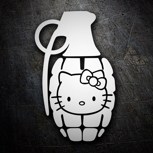 Aufkleber: Granate Hello Kitty