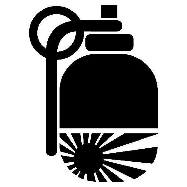 Aufkleber: Japan JMD Granate