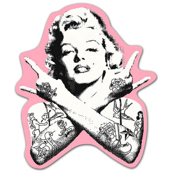 Aufkleber: Marilyn Monroe Punk
