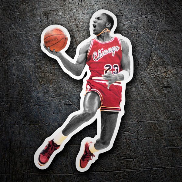 Aufkleber: Michael Jordan (Chicago Bulls)