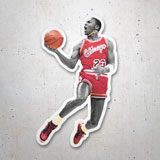 Aufkleber: Michael Jordan (Chicago Bulls) 3