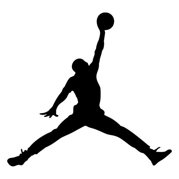Aufkleber: Schattenriss Air Jordan (Nike)