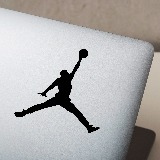 Aufkleber: Schattenriss Air Jordan (Nike) 2