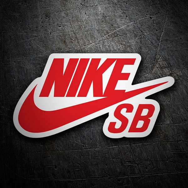 Aufkleber: Logotipo Nike SB mit Swoosh