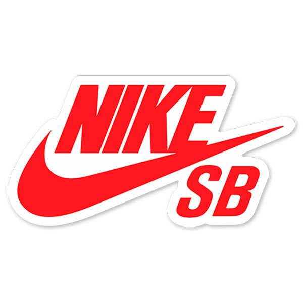 Aufkleber: Logotipo Nike SB mit Swoosh