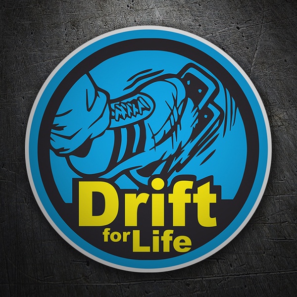 Aufkleber: Drift for Life