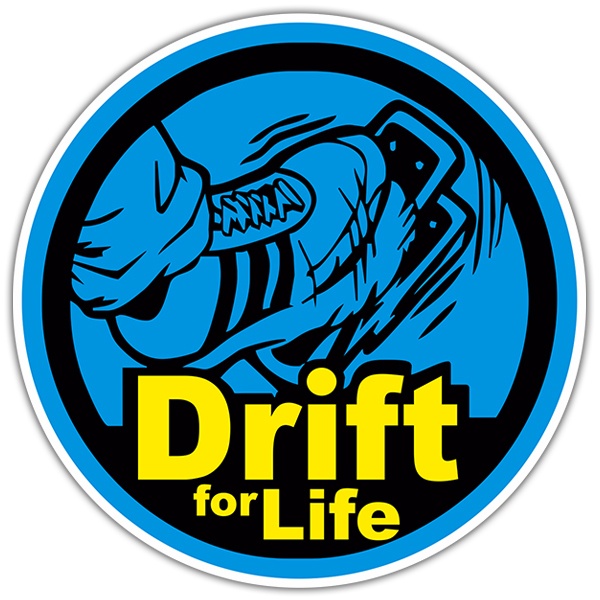 Aufkleber: Drift for Life