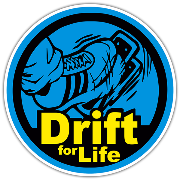 Aufkleber: Drift for Life 0