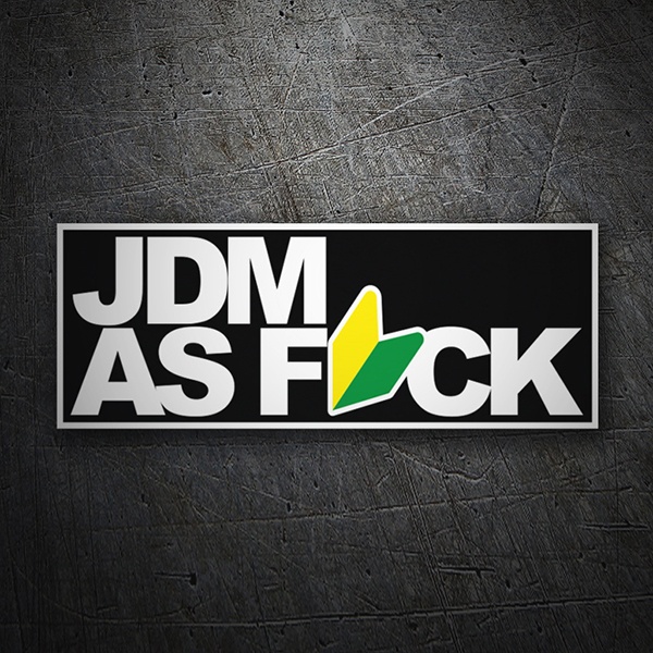 Aufkleber: Real JDM as Fuck 1