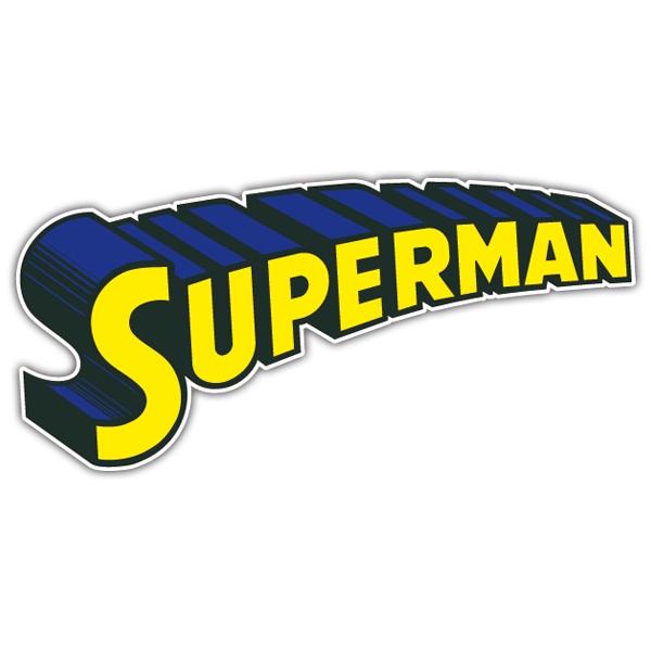 Aufkleber: Superman Logo