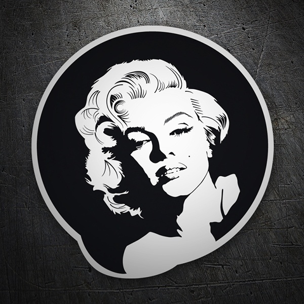 Aufkleber: Marilyn Monroe