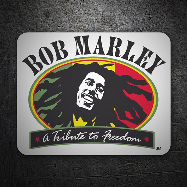 Aufkleber: Bob Marley Freedom