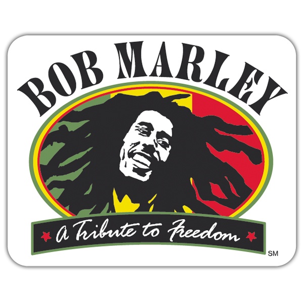 Aufkleber: Bob Marley Freedom