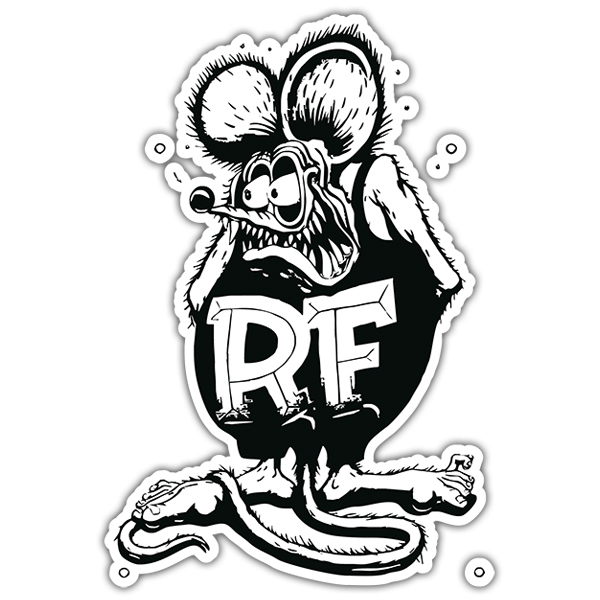 Aufkleber: Rat Fink