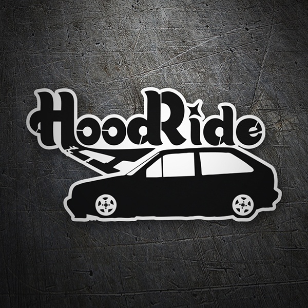 Aufkleber: HoodRide