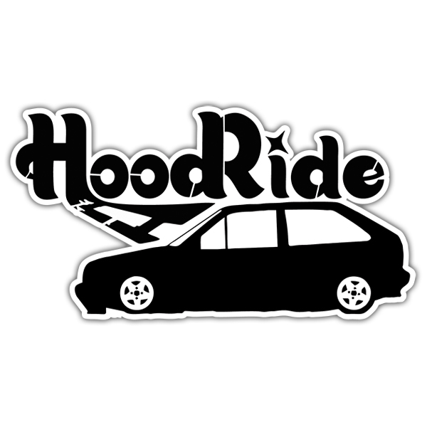 Aufkleber: HoodRide