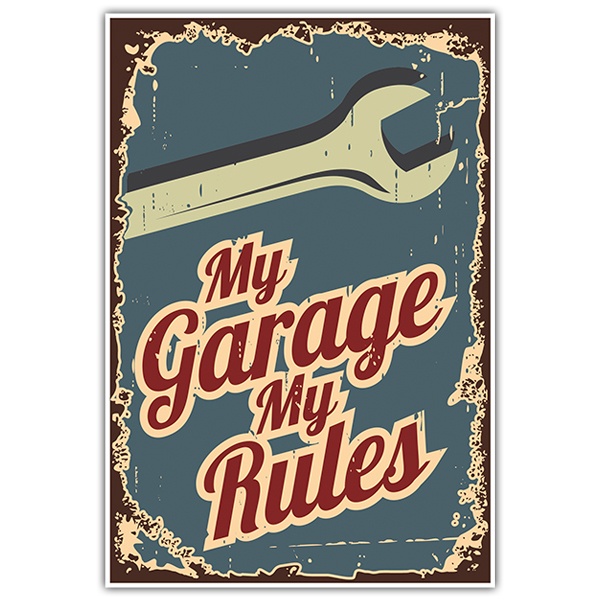 Aufkleber: My Garage My Rules