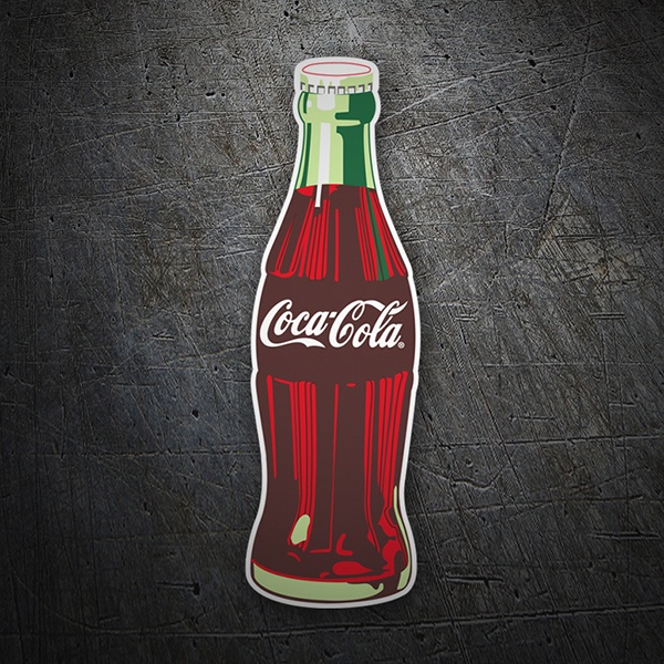 Aufkleber: Coca-Cola-Flasche 1