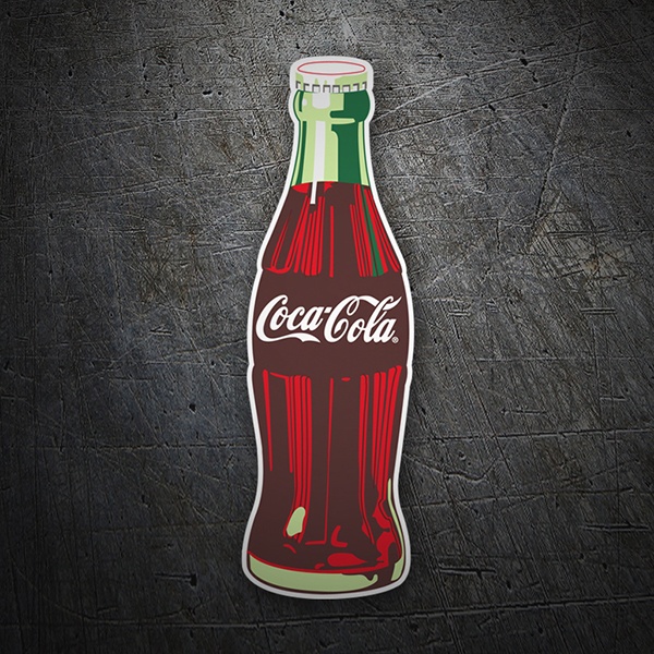 Aufkleber: Coca-Cola-Flasche