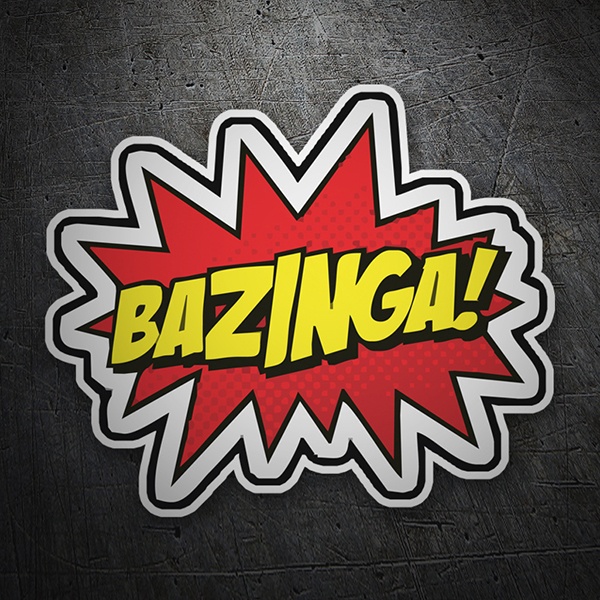 Aufkleber: Bazinga, Sheldon Cooper