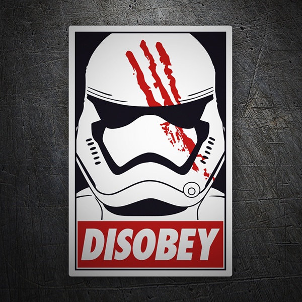 Aufkleber: DisobeyDisobey Finn (Star Wars)