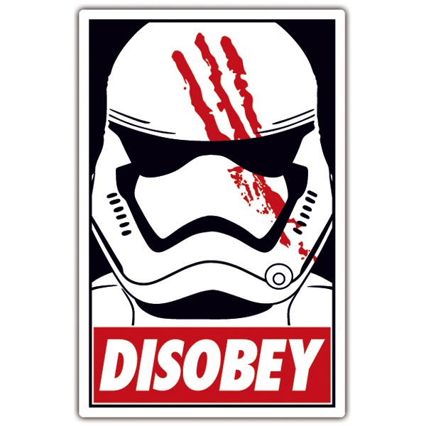 Aufkleber: DisobeyDisobey Finn (Star Wars)