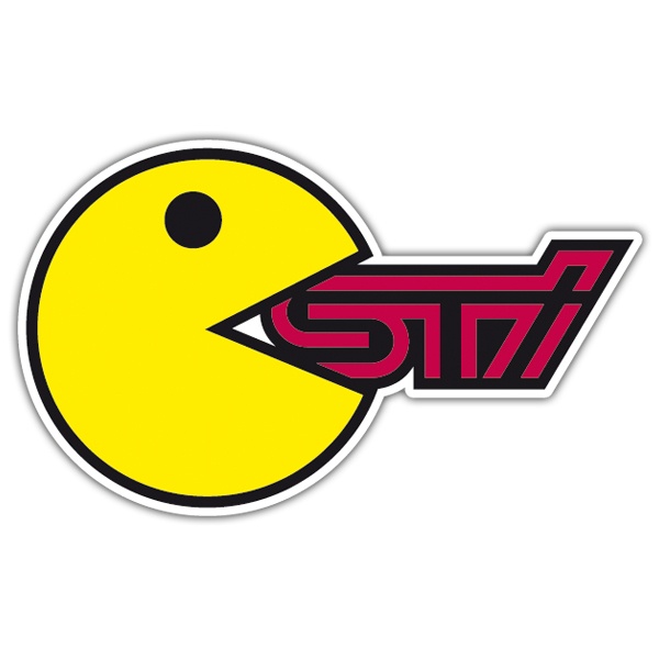 Aufkleber: Pacman Sti