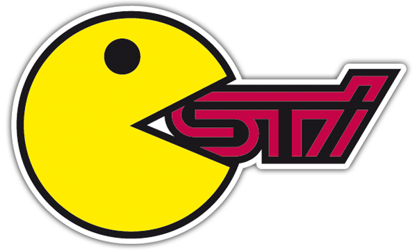 Aufkleber: Pacman Sti
