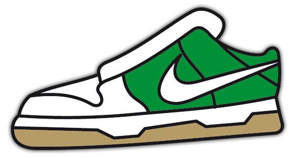 Aufkleber: Nike Schuh