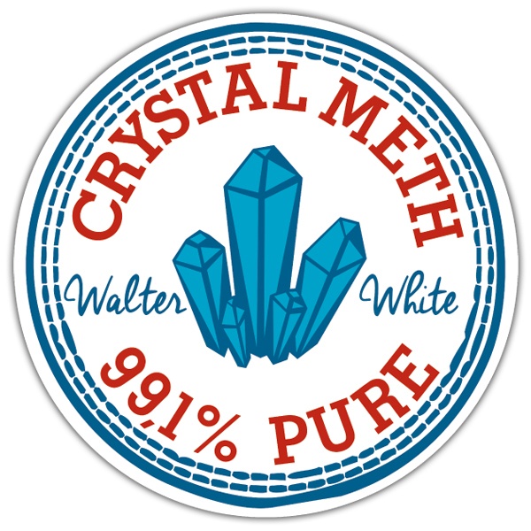 Aufkleber: Breaking bad Patch Crystal Meth