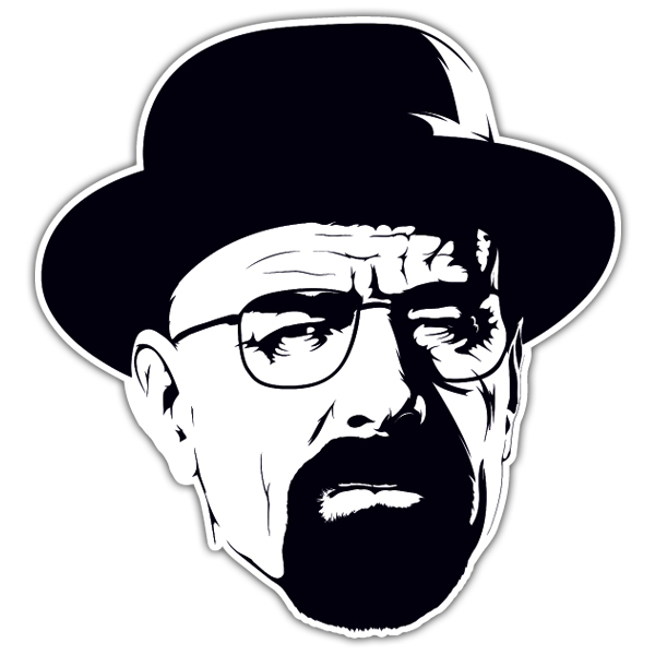 Aufkleber: Breaking Bad Walter White hat