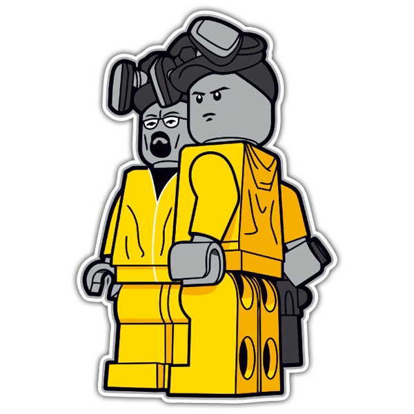 Aufkleber: Breaking Bad Lego