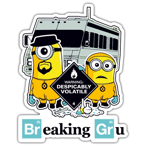 Aufkleber: Breaking Bad Minion