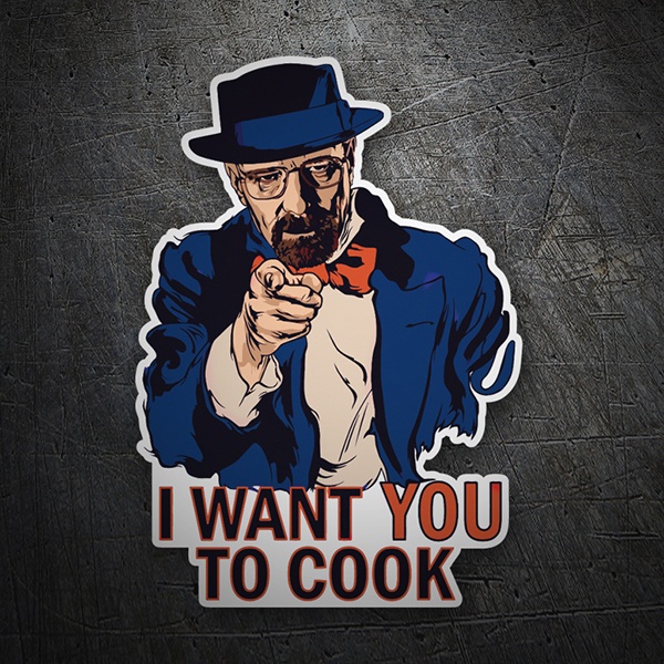 Aufkleber: Breaking Bad I want you to Cook