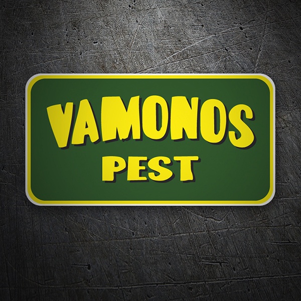 Aufkleber: VAMONOS PEST